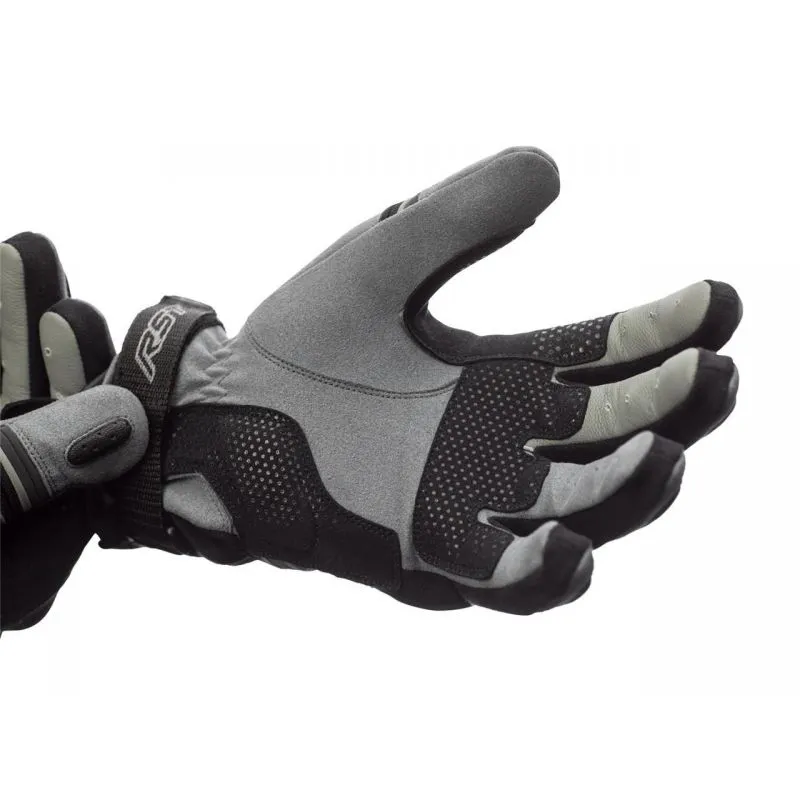 Gants RST Adventure-X cuir gris taille M homme - piecemotoquad