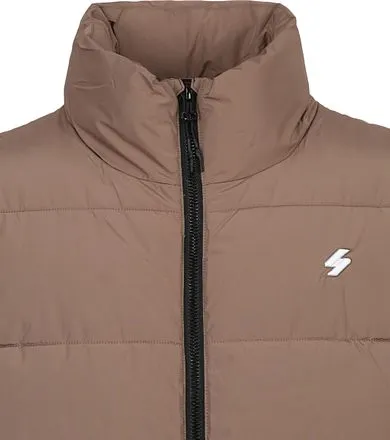 Superdry Sports Puffer Bodywarmer Beige M5011808A-8KO comman